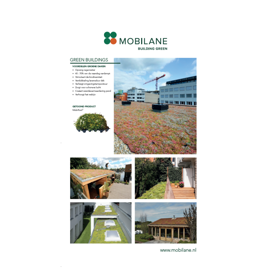 Green Roofs - Roll-up Banner 120 x 200 cm