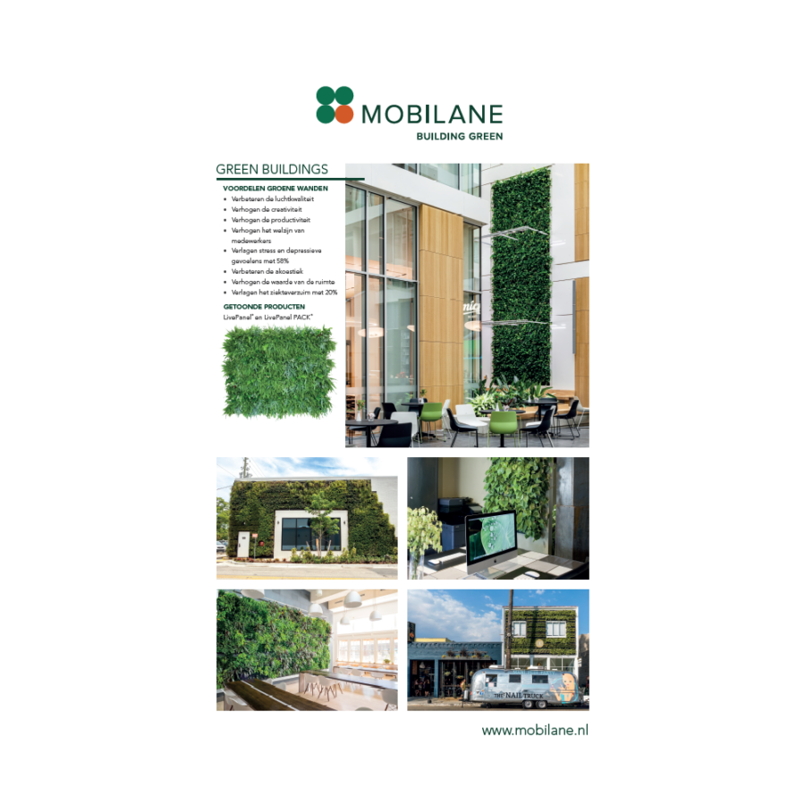 Green Walls - Roll-up Banner 120 x 200 cm